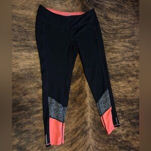 Tangerine Black and Pink Leggings